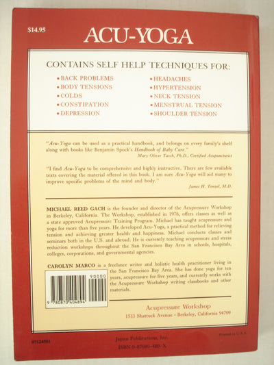 Acu-Yoga: Designed to Relieve Stress & Tension by Gach Ph.D.
