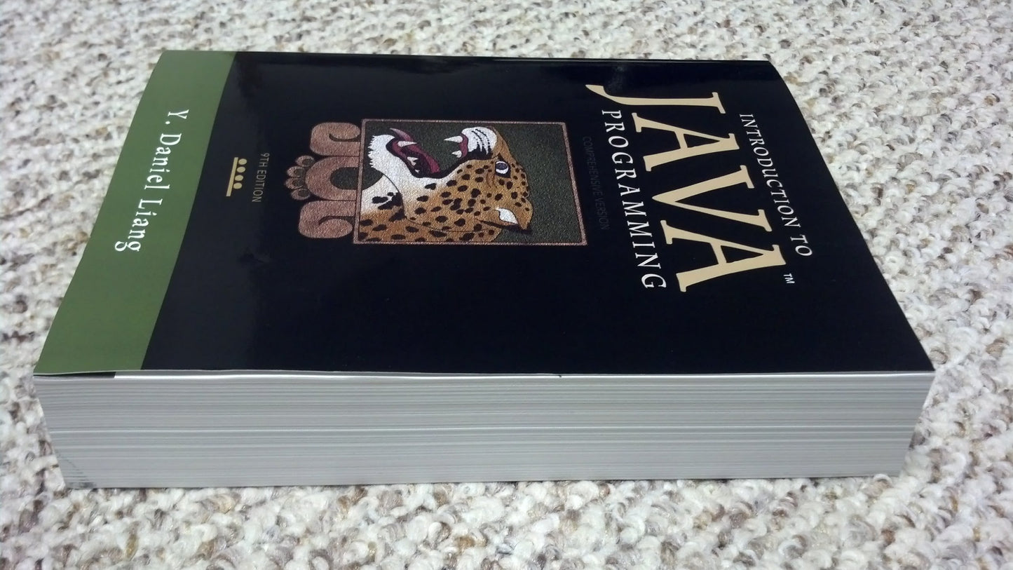 Introduction to Java Programming, Comprehensive Version (9th