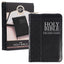 KJV Holy Bible, Compact Faux Leather Red Letter Edition - Ribbon Marker, King James Version, Black Faux Leather, Zipper Closure (KJV Compact Editions)