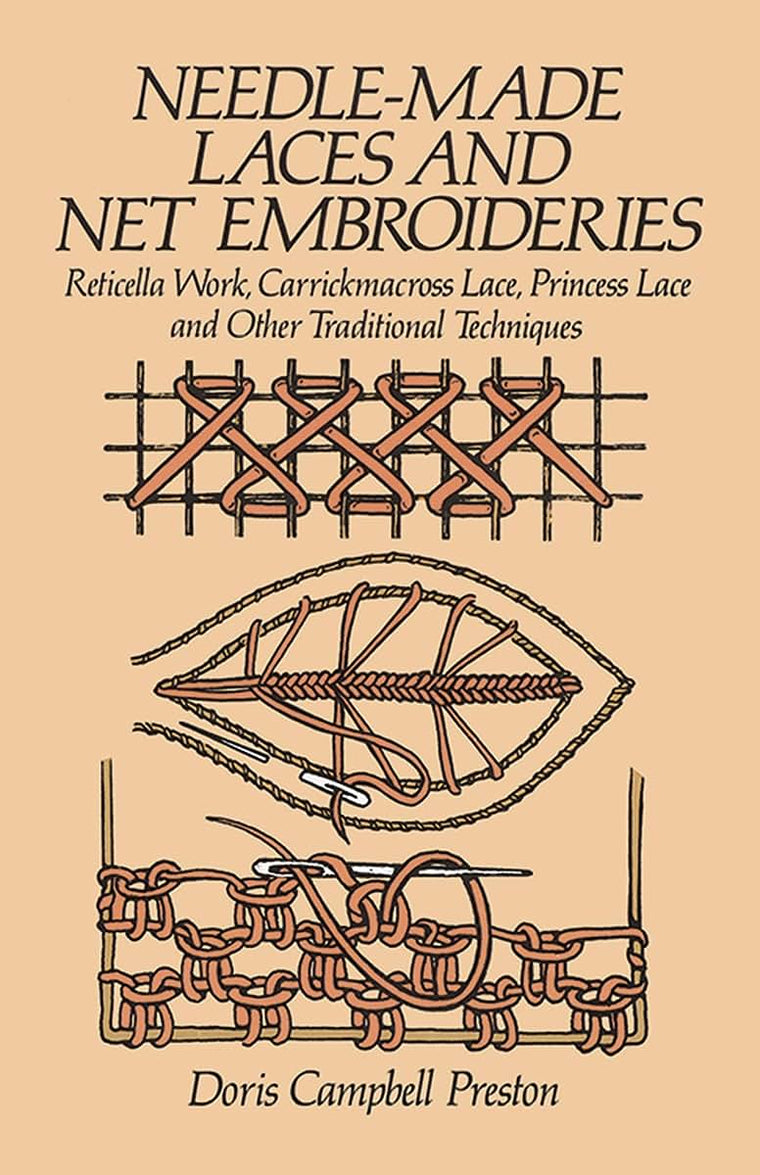 Needle-Made Laces and Net Embroideries: Reticella Work, Carrickmacross Lace, Princess Lace and Other Traditional Techniques (Dover Crafts: Embroidery & Needlepoint)