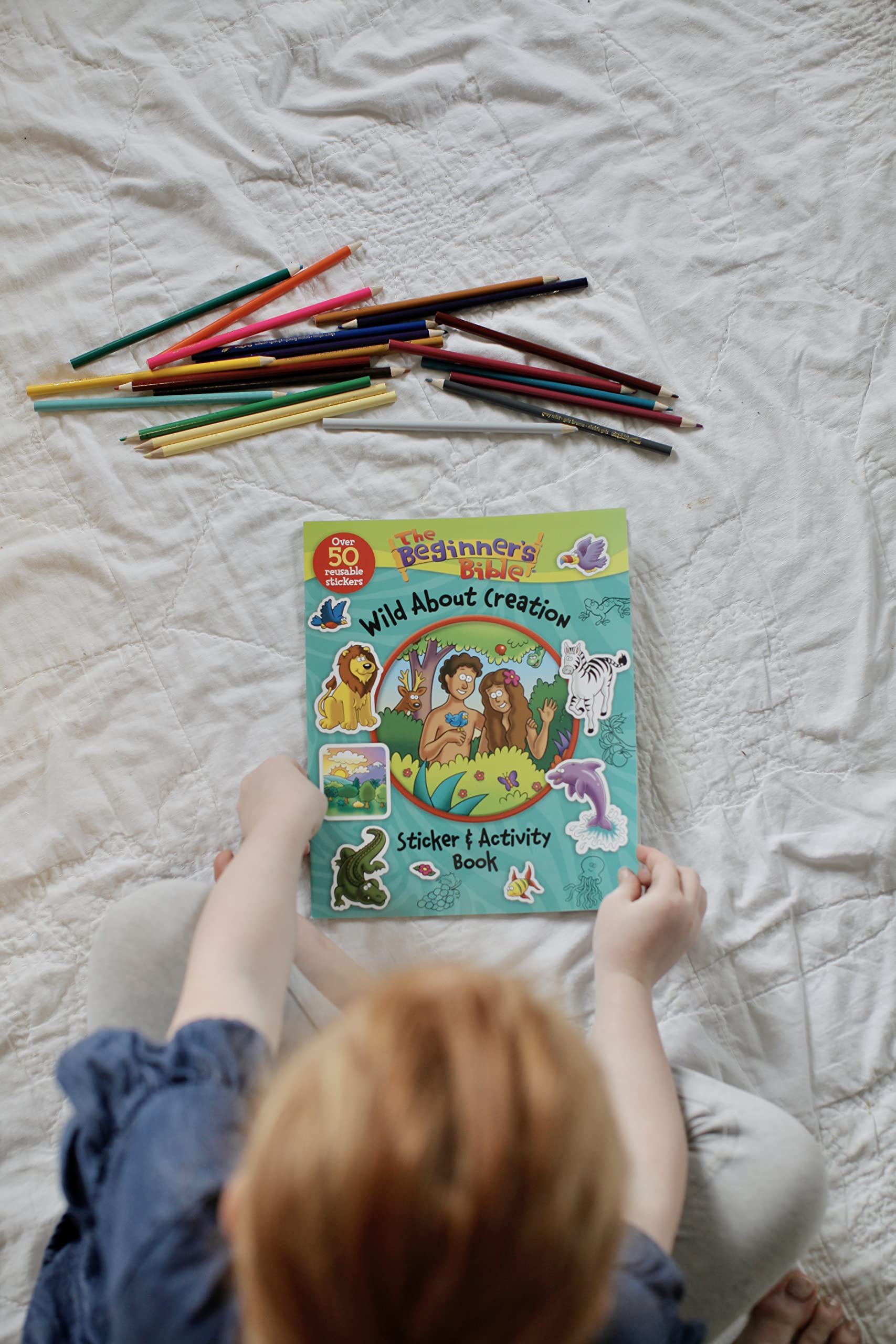 The Beginner's Bible Wild About Creation Sticker and Activity Book