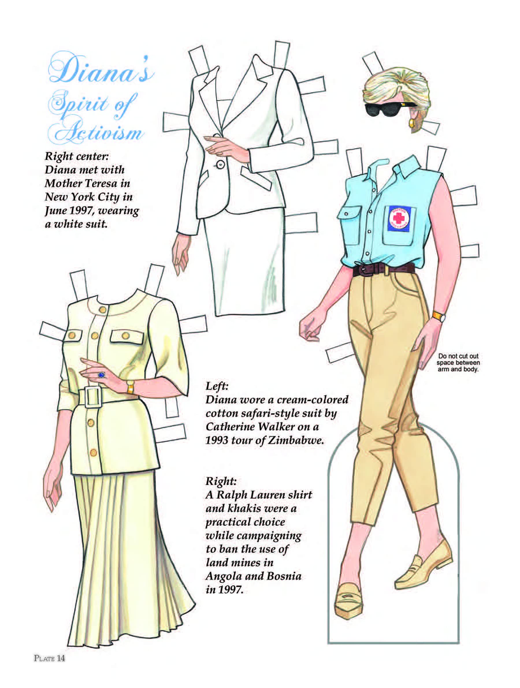 Iconic Fashions of Princess Diana Paper Dolls (Dover Royal Paper Dolls)