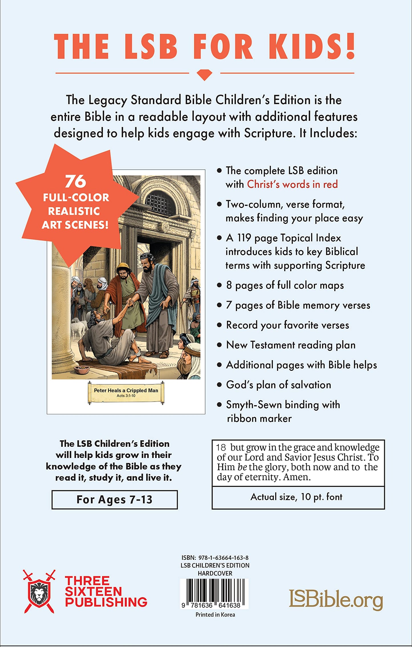 Legacy Standard Bible, Children's Edition - Hardcover (LSB)