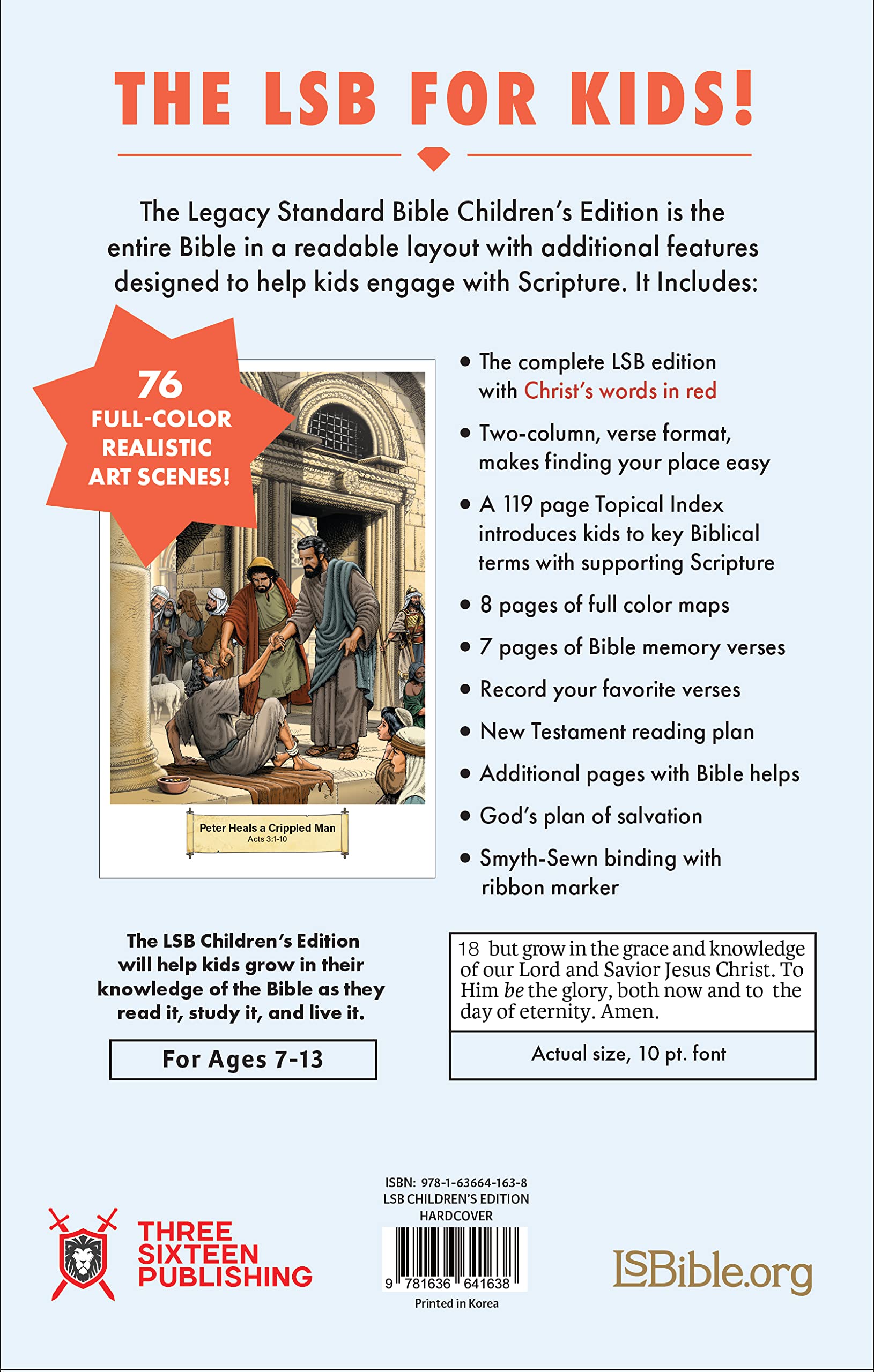 Legacy Standard Bible, Children's Edition - Hardcover (LSB)