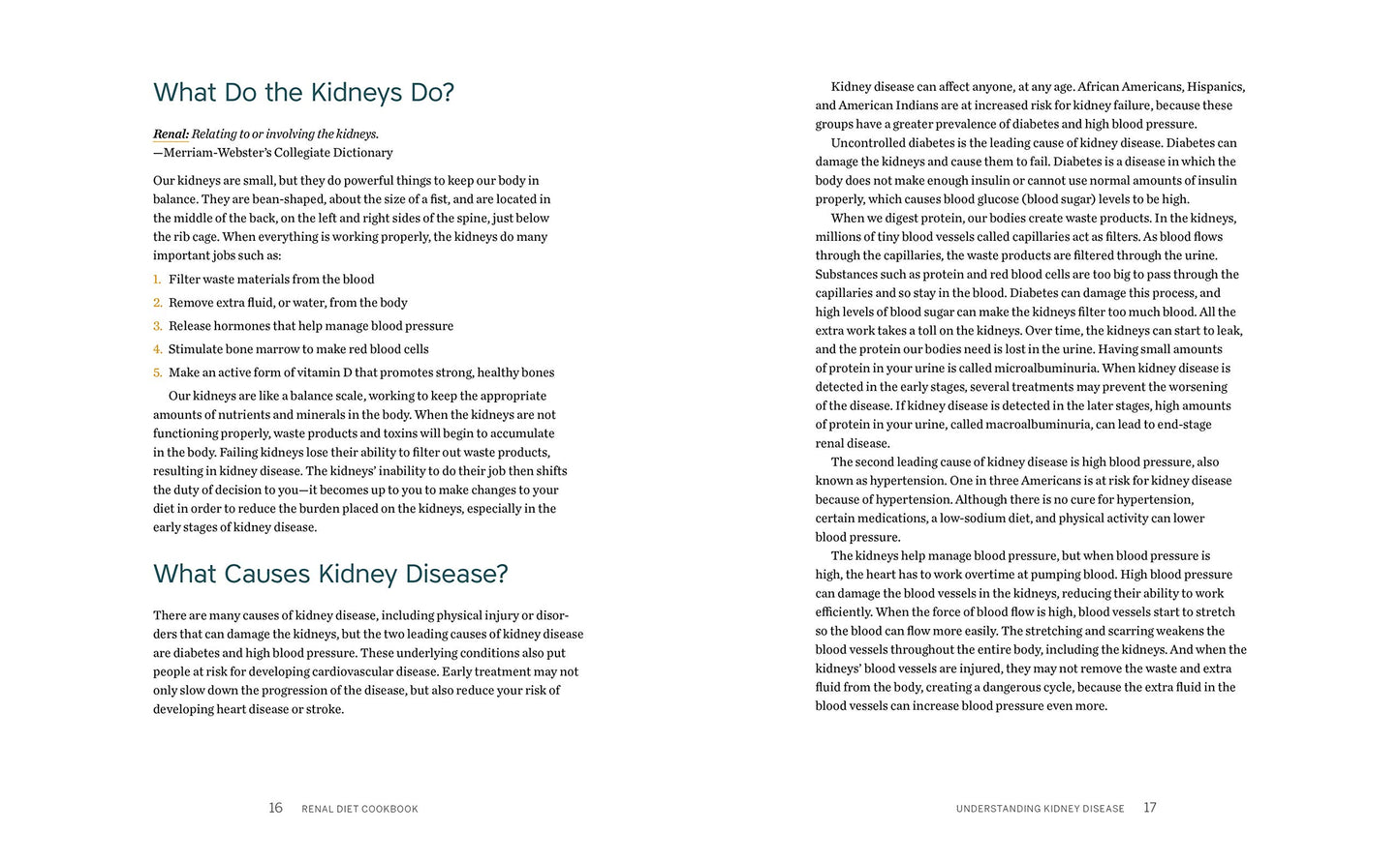 Renal Diet Plan and Cookbook: The Optimal Nutrition Guide