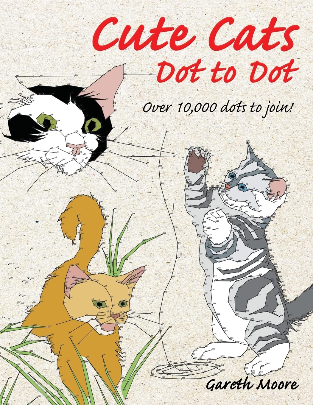 Cute Cats Dot to Dot