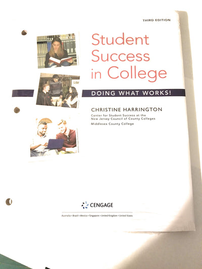 Student Success in College: Doing What Works!