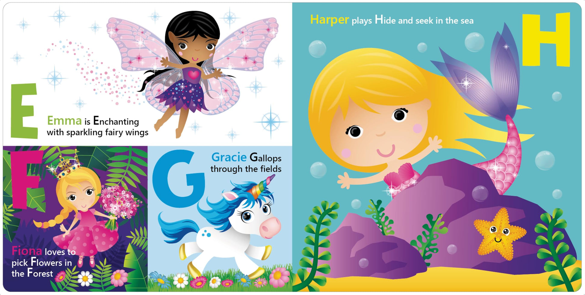 Unicorns and Friends ABC - Kids Books - Childrens Books - Toddler Books by Page Publications