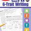 Evan-Moor Daily 6-Trait Writing, Grade 6 Homeschool and Classroom Resource Workbook, Reproducible Worksheets, Teaching Edition, Lesson Plans, Ideas, Organization, Word Choice, Sentence Fluency, Voice