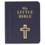 My Little Bible 2" Standard Edition - Selections of Key Verses From Every Book, Tiny Palm-size OT NT Scripture for Ministry Outreach, Classic 1769 KJV Text, 2" x 2.5", Blue