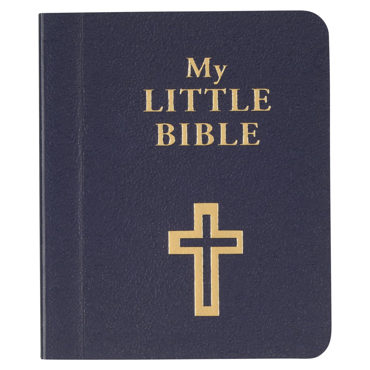 My Little Bible 2" Standard Edition - Selections of Key Verses From Every Book, Tiny Palm-size OT NT Scripture for Ministry Outreach, Classic 1769 KJV Text, 2" x 2.5", Blue