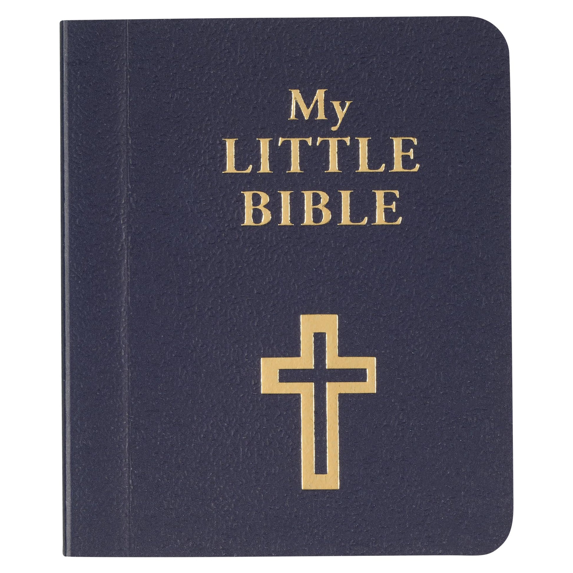 My Little Bible 2" Standard Edition - Selections of Key Verses From Every Book, Tiny Palm-size OT NT Scripture for Ministry Outreach, Classic 1769 KJV Text, 2" x 2.5", Blue