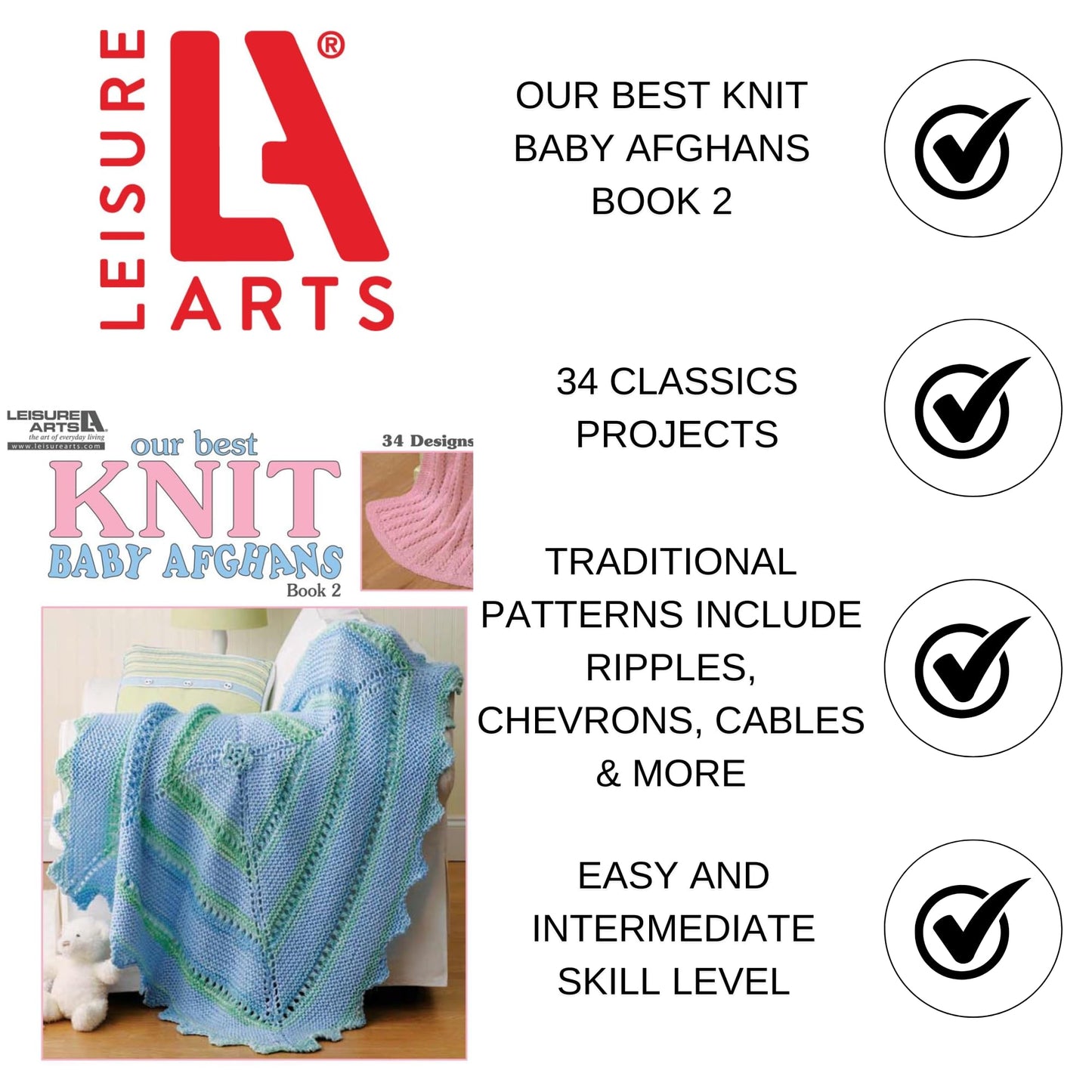 Our Best Knit Baby Afghans