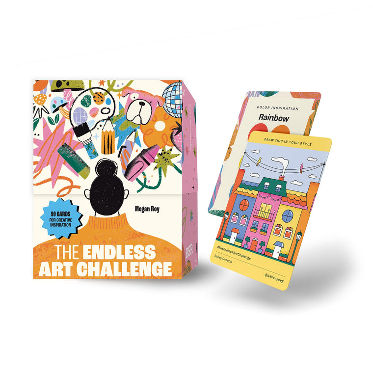 The Endless Art Challenge Card Deck: 90 Creativity Prompt Cards (Overall 25,000 Combinations!) for Never-Ending Art Inspiration (Creative Gifts)