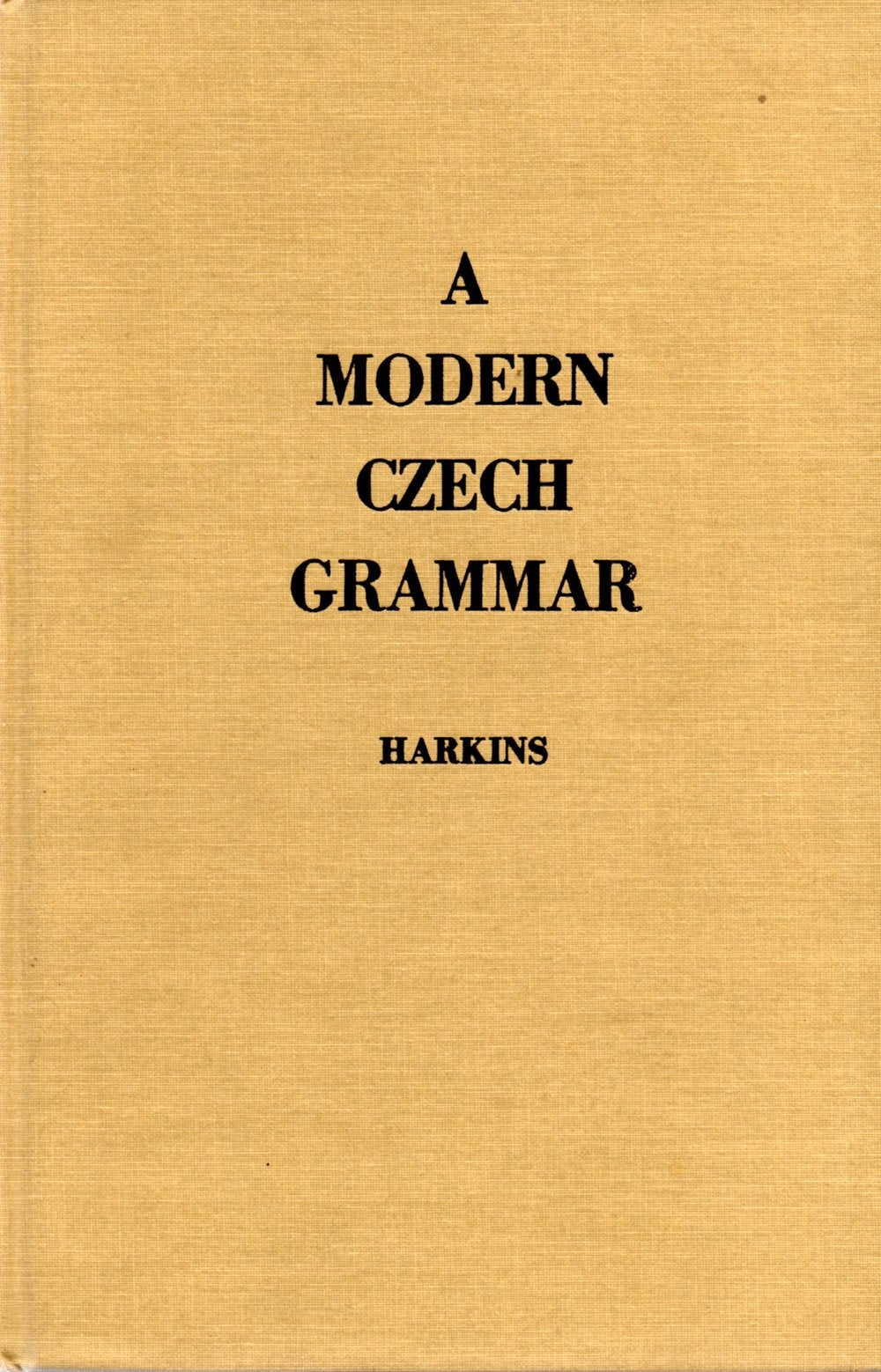 A Modern Czech Grammar