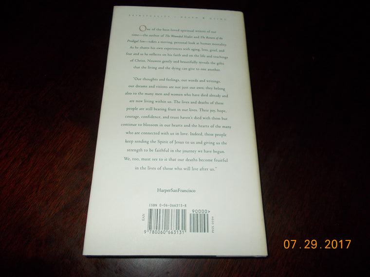 Our Greatest Gift: A Meditation on Dying and Caring — back cover