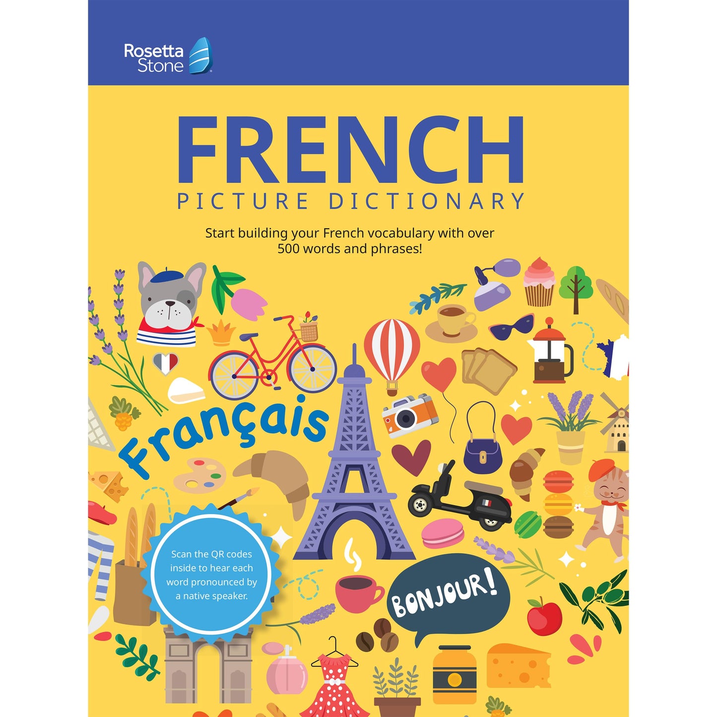 Rosetta Stone French Picture Dictionary, French Dictionary to Learn French Vocabulary and Phrases, Dictionary for Kids and Adults, French English ... Dictionaries) (English and French Edition)