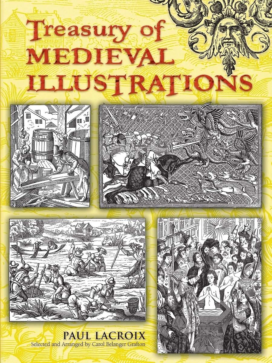 Treasury of Medieval Illustrations (Dover Pictorial Archive)