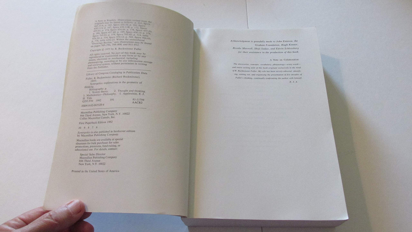 Synergetics: Explorations in the Geometry of Thinking by R.