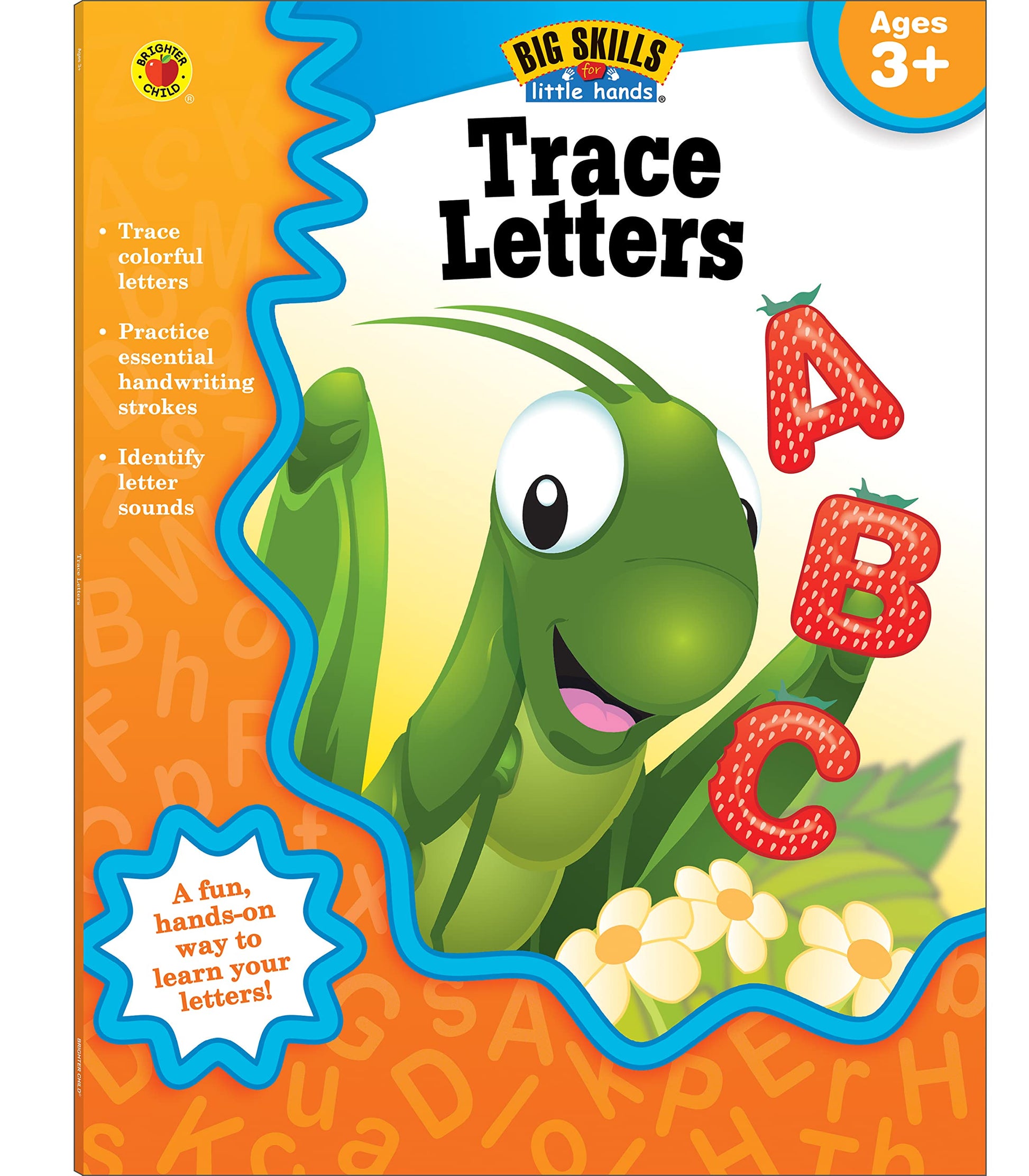 Carson Dellosa Trace Letters Preschool Workbook, Tracing Books for Kids Ages 3-5, Sound Recognition and Handwriting Practice, Learn to Write the Alphabet for Toddlers in PreK and Kindergarten