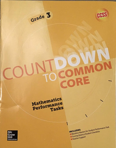 My Math Countdown to Common Core Mathematics Performance Tasks Gr 3 (ELEMENTARY MATH CONNECTS)