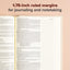 CSB Notetaking Bible, Floral Cloth Over Board, Black Letter, Wide Margins, Journaling Space, Single-Column, Reading Plan, Easy-to-Read Bible Serif Type