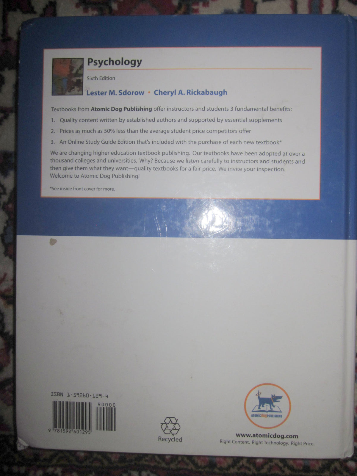 Psychology, Sixth Edition