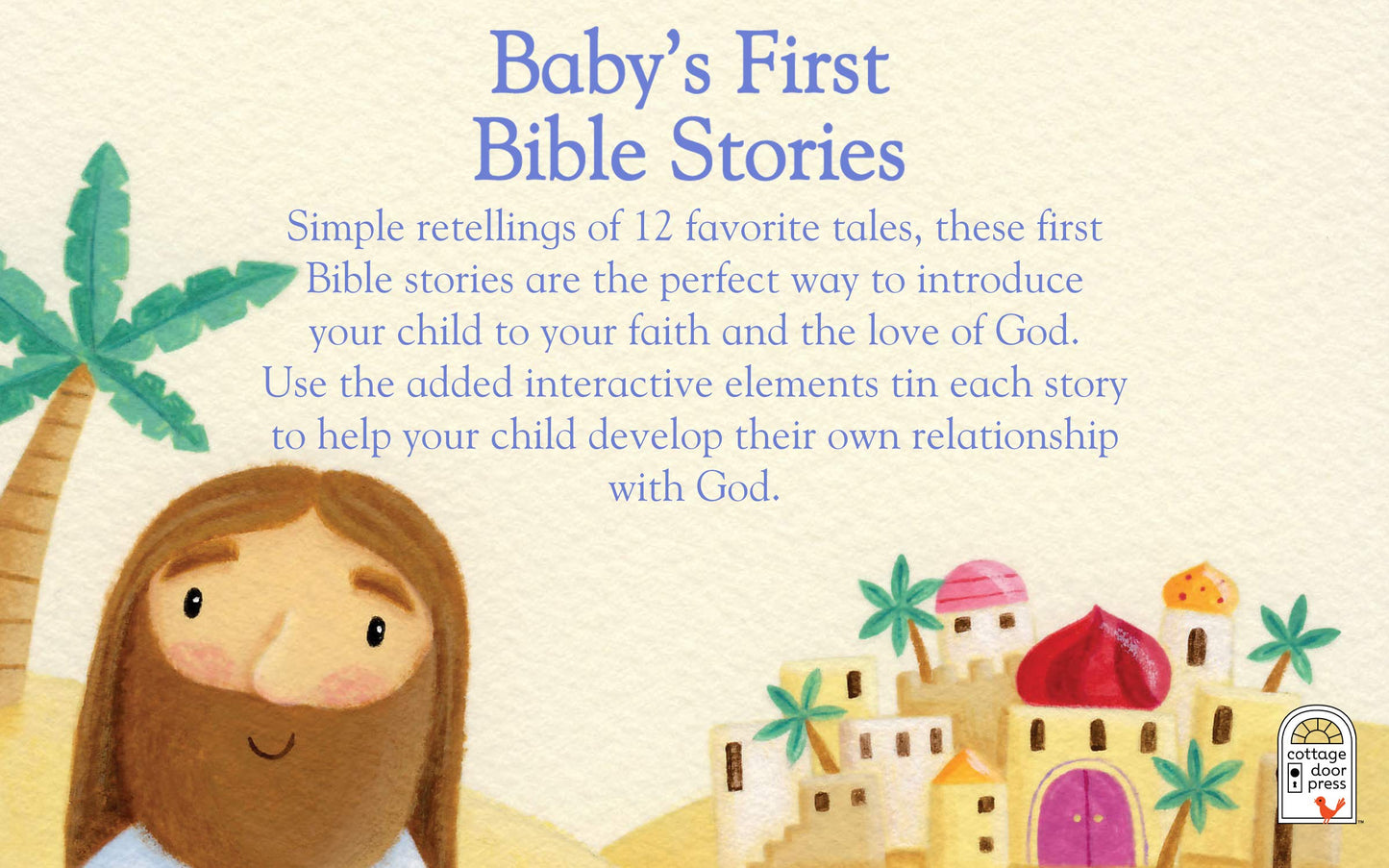 Baby's First Bible Stories Padded Board Book - Gift for Easter, Christmas, Communions, Newborns, Birthdays, Beginner Bible