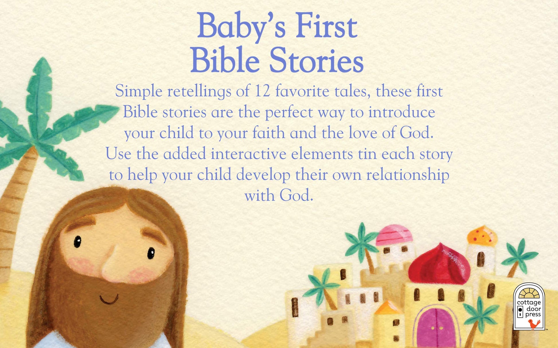Baby's First Bible Stories Padded Board Book - Gift for Easter, Christmas, Communions, Newborns, Birthdays, Beginner Bible