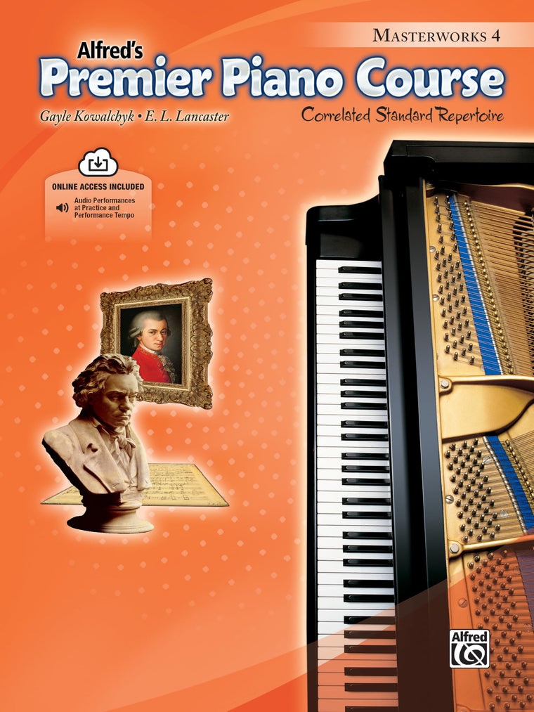Premier Piano Course Masterworks, Bk 4: Correlated Standard Repertoire, Book & Online Audio (Premier Piano Course, Bk 4)