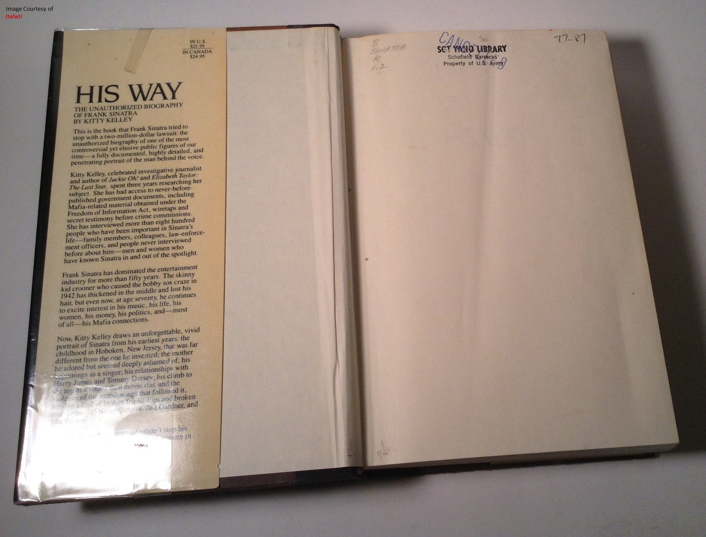 His Way: The Unauthorized Biography of Frank Sinatra by Kitt