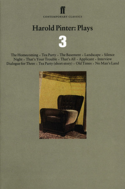 Harold Pinter: Plays Three