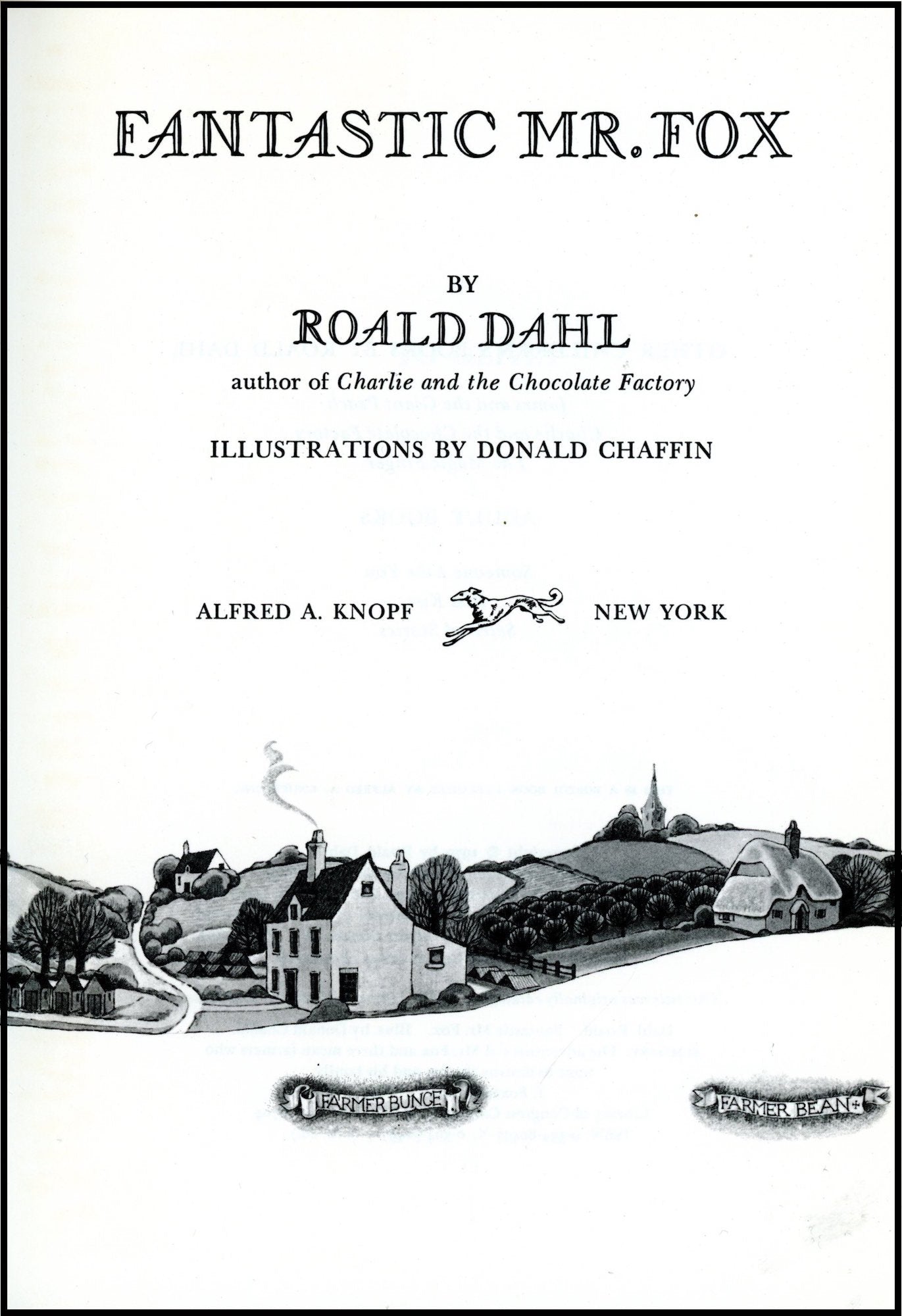 Fantastic Mr. Fox by Roald Dahl