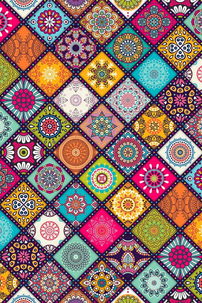Website Password Log: Internet Password Logbook Large Print With Tabs, Discreet Password Book  Colorful Mandala Cover