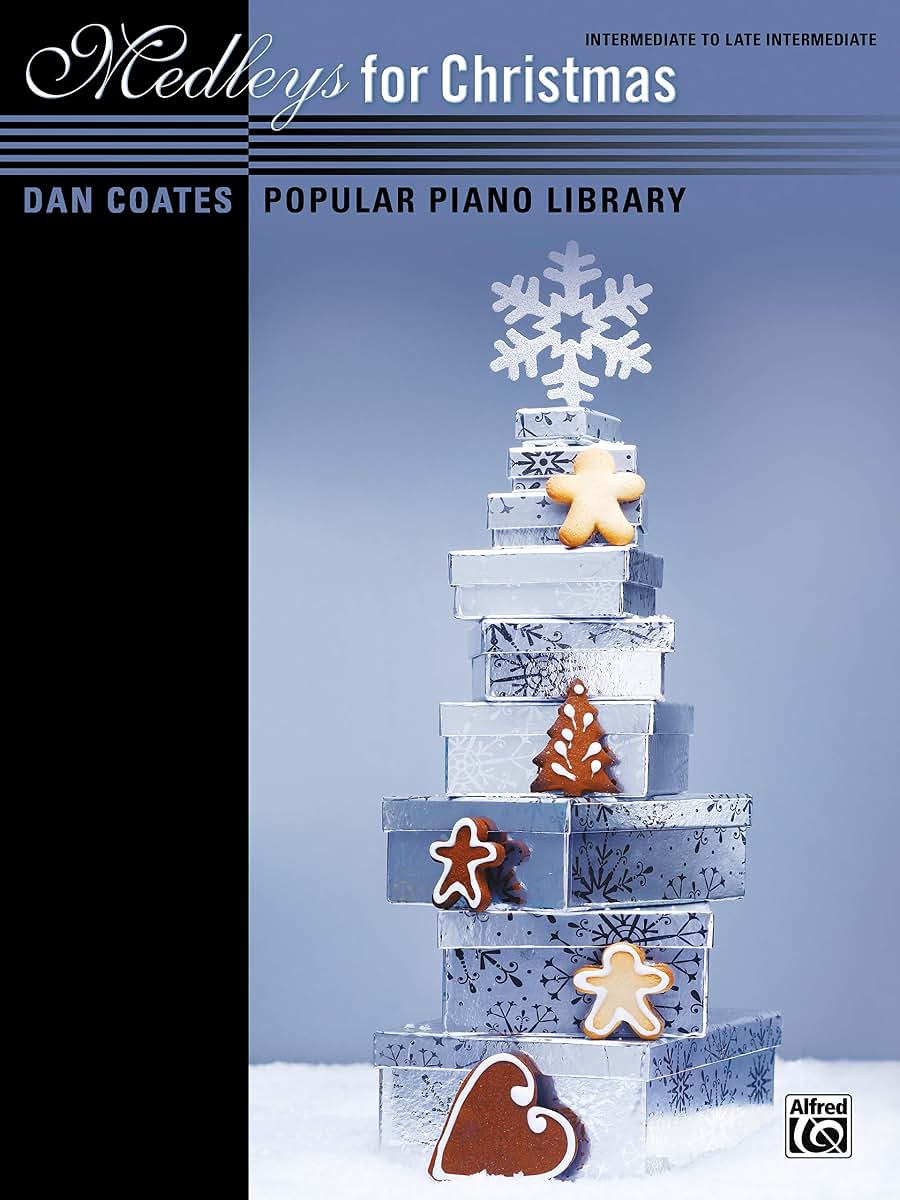 Dan Coates Popular Piano Library -- Medleys for Christmas by