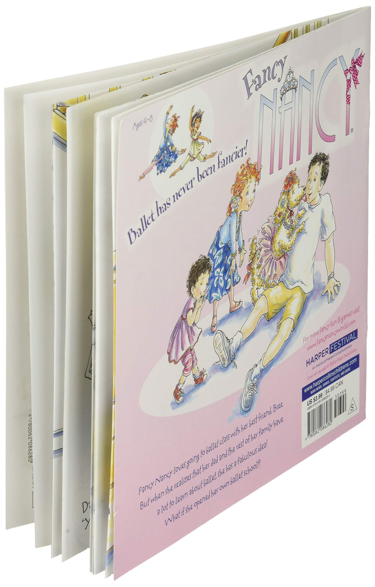 Fancy Nancy: Budding Ballerina: A Fun Picture Book About Nancy's Ballet Class Becoming a Family Dance Party for Children (Ages 4-8)