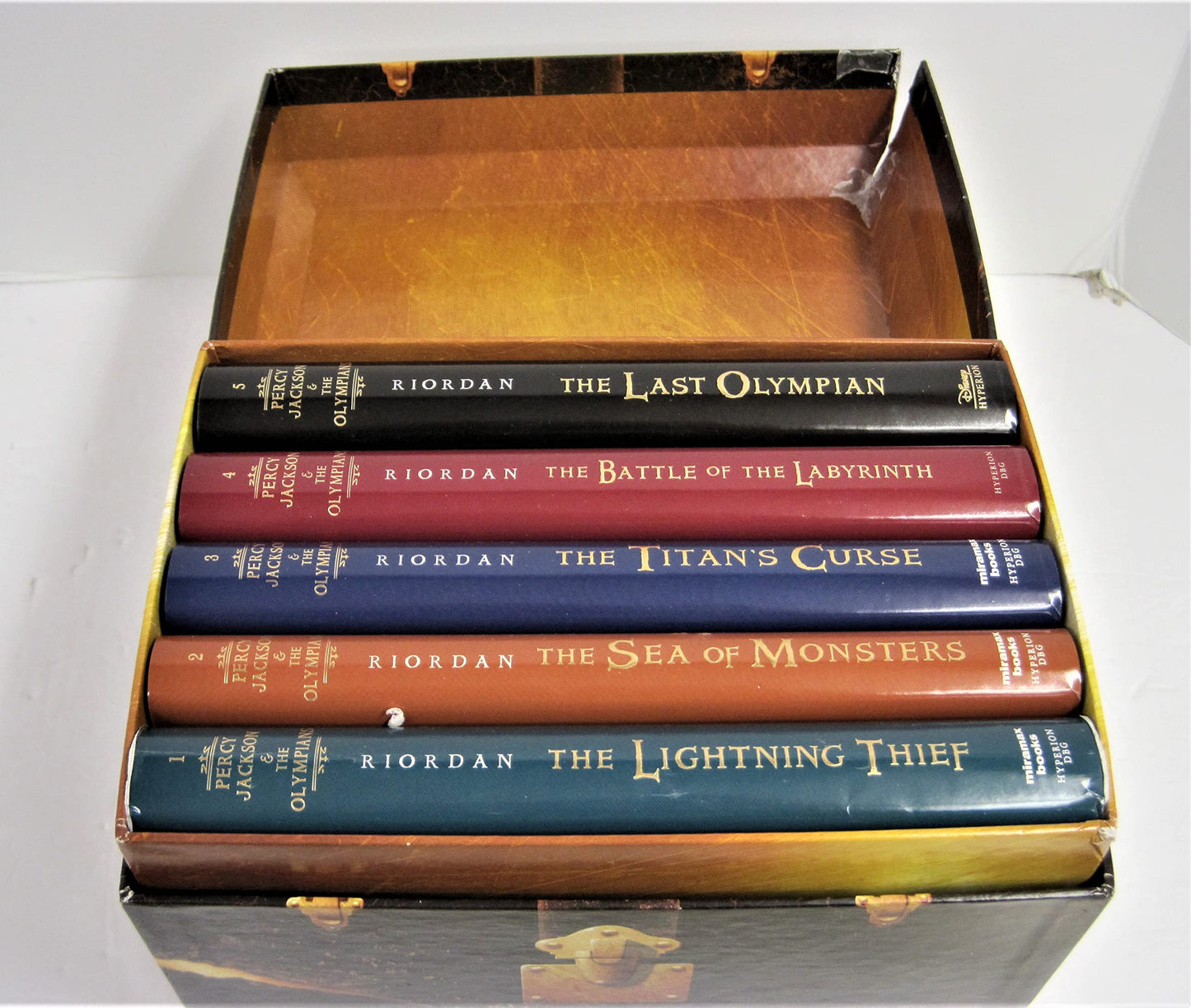 Percy Jackson and the Olympians Hardcover Boxed Set: Books 1