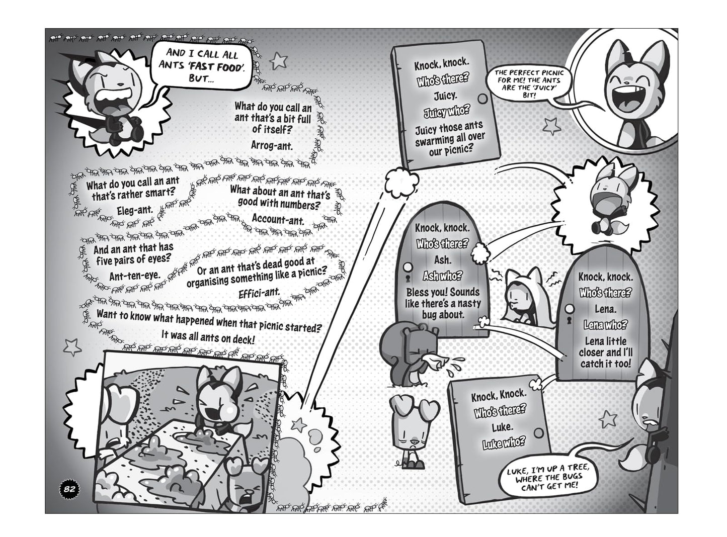 David Fickling Books Bunny vs Monkey The Gigantic Joke Fight.