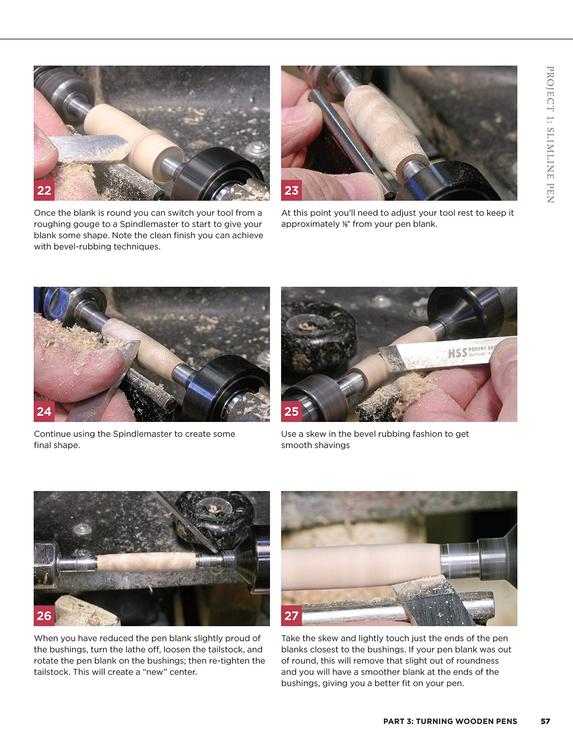 Pen Turner's Workbook, 3rd Edition Revised and Expanded: Making Pens from Simple to Stunning (Fox Chapel Publishing) 18 Pen Turning Projects, Beginner-Friendly Instructions, and Beautiful Photography