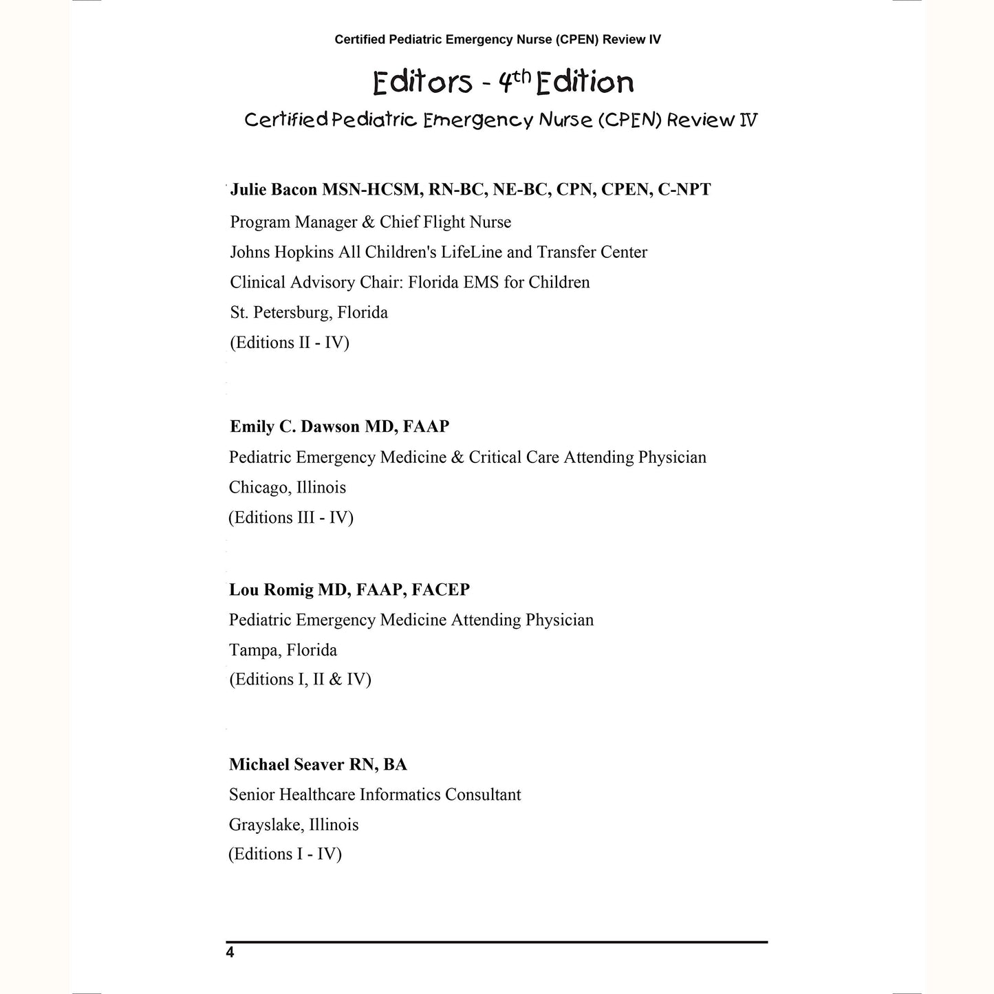 Certified Pediatric Emergency Nurse (CPEN Exam Review)