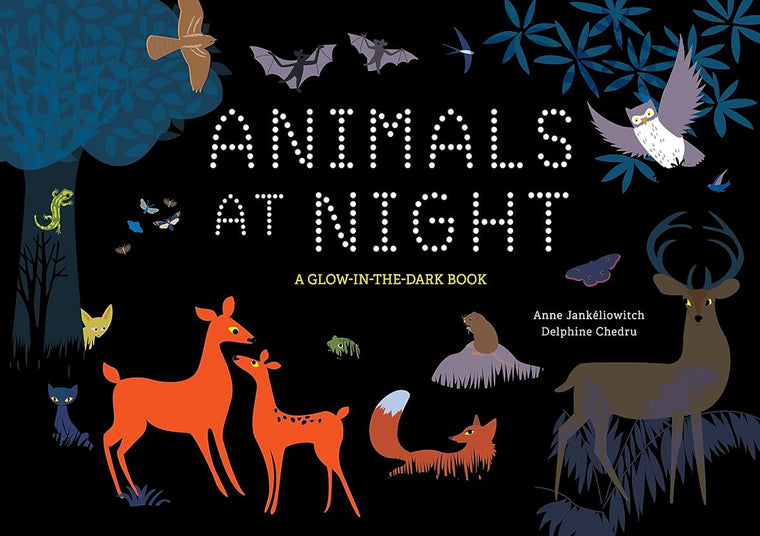 Animals at Night: An Interactive Glow-in-the-Dark Bedtime Story Children's Book about Nocturnal Animals