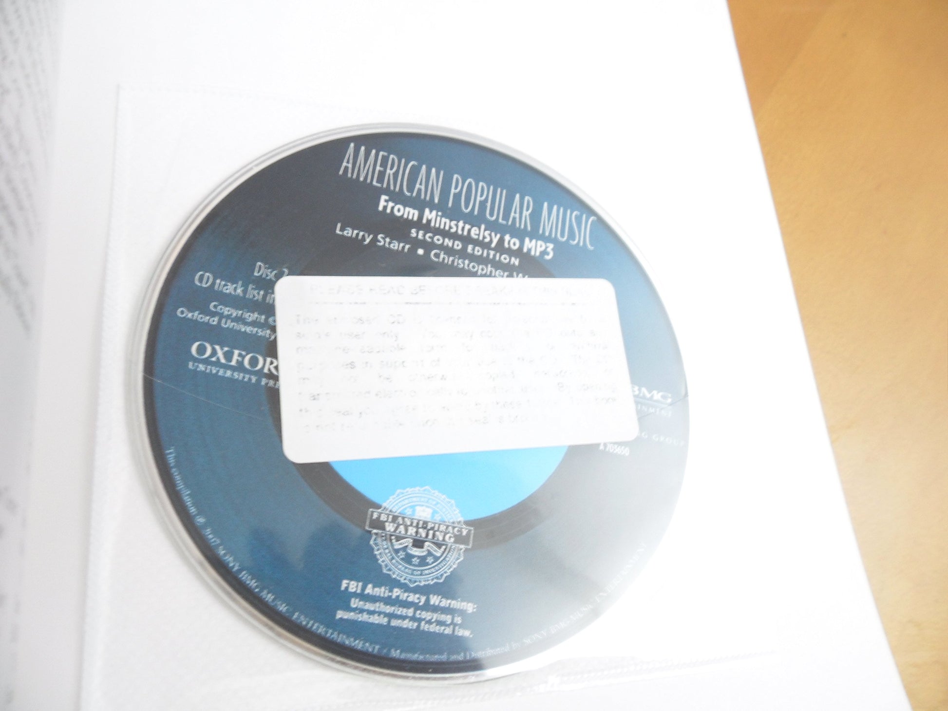 American Popular Music: From Minstrelsy to MP3