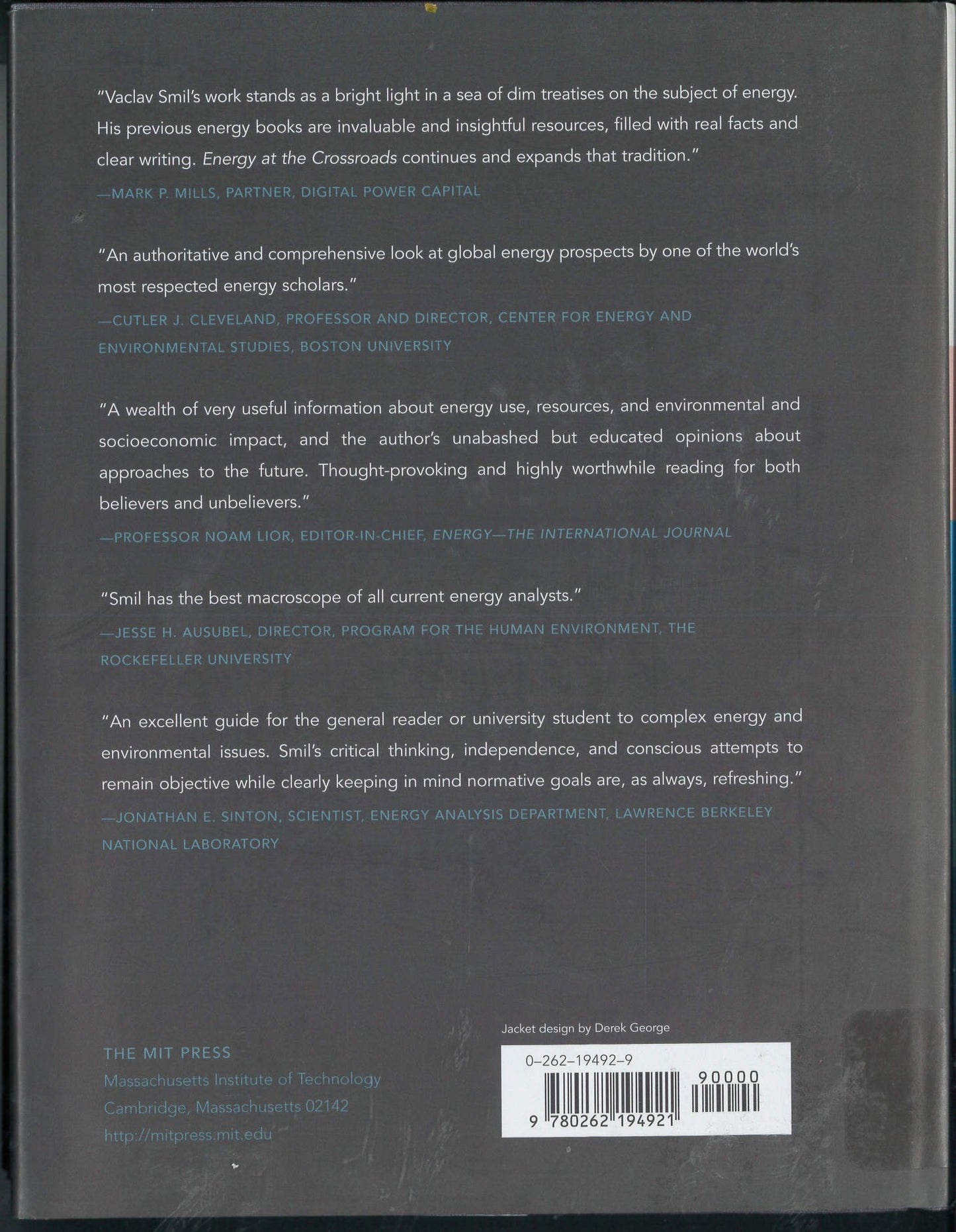 Energy at the Crossroads: Global Perspectives and Uncertainties