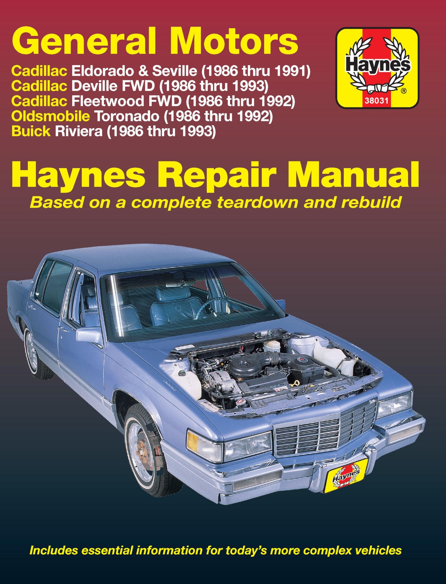 General Motors Cadillac,Oldsmobile,Buick (86-93) Haynes Manual (USA) (Paperback)