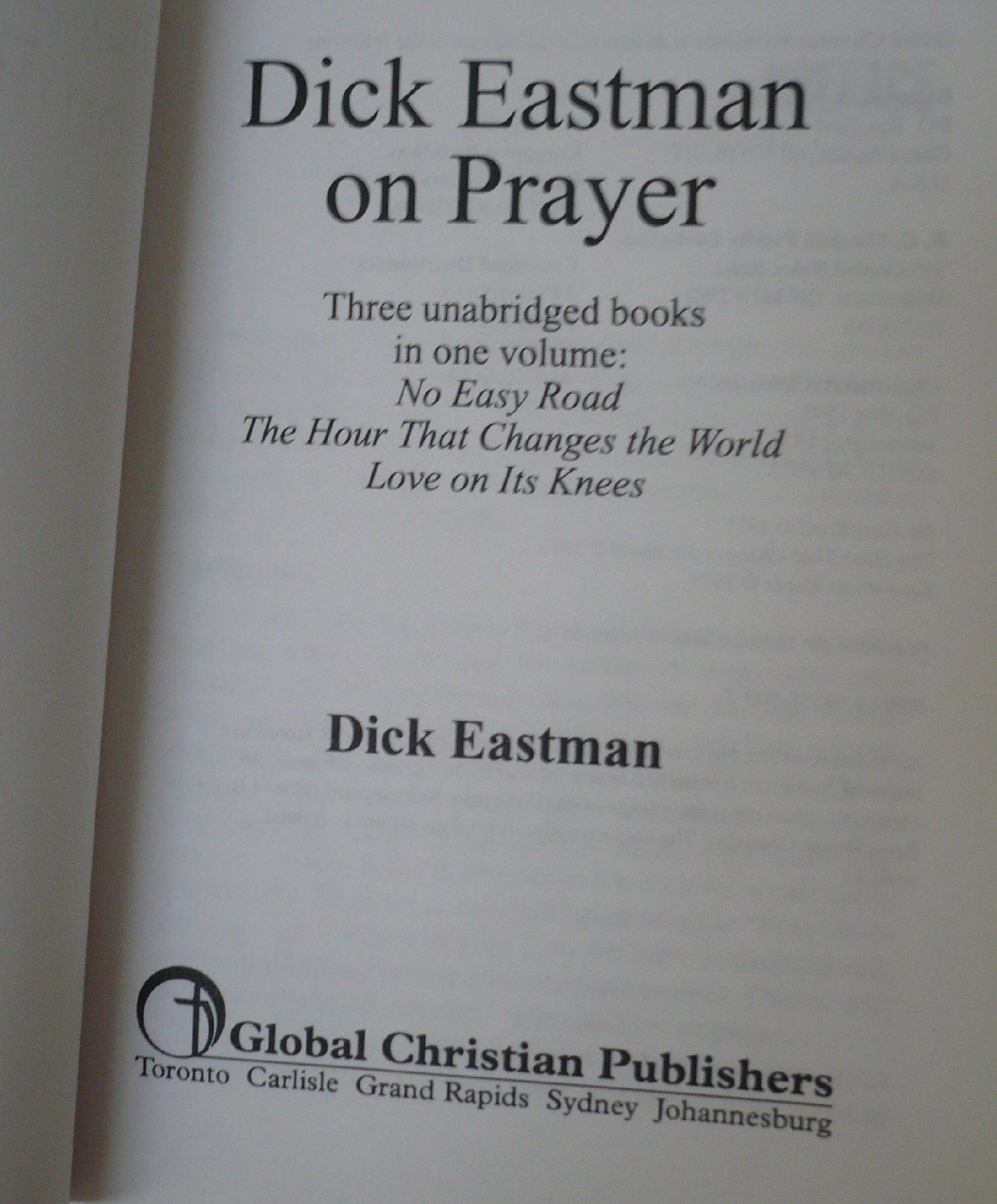 Dick Eastman on Prayer