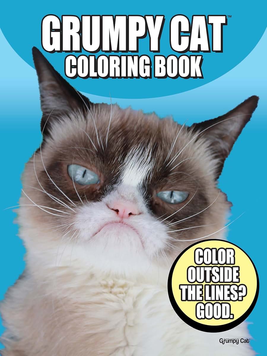 Grumpy Cat Coloring Book (Dover Animal Coloring Books)