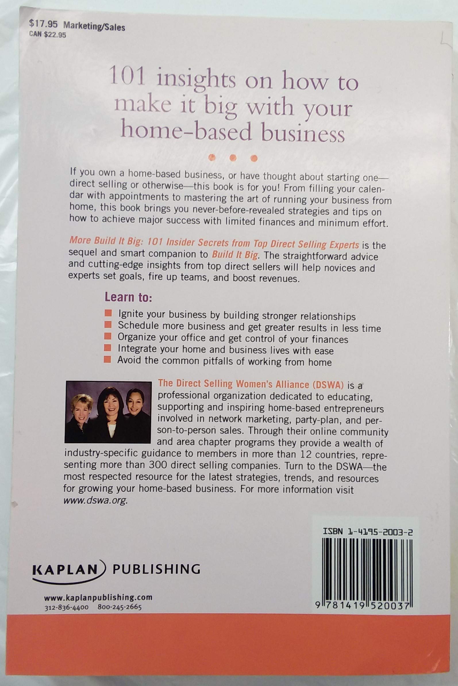 More Build It Big: 101 Insider Secrets from Top Direct Selling Experts