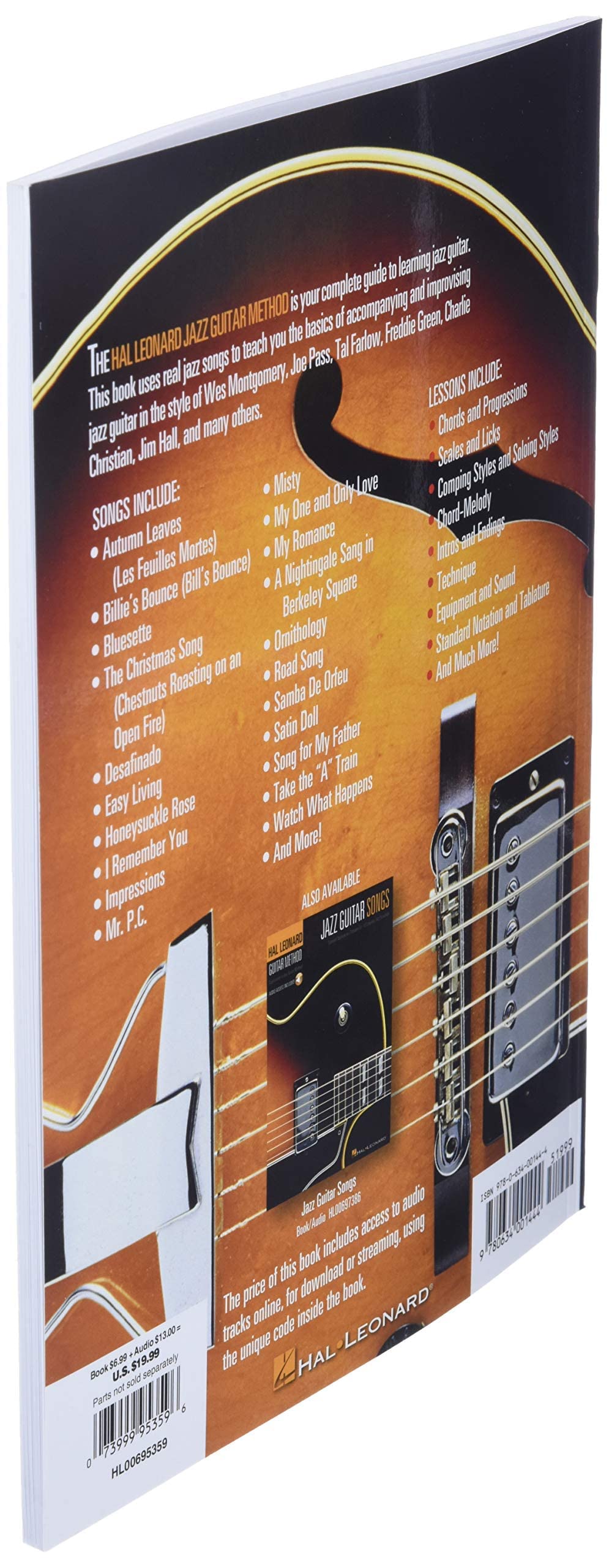 Jazz Guitar Method - Learn Chords, Scales, Improvisation, and Soloing  Step-by-Step Lessons with 40 Jazz Classics  Includes Online Audio for ... (Hal Leonard Guitar Method (Songbooks))