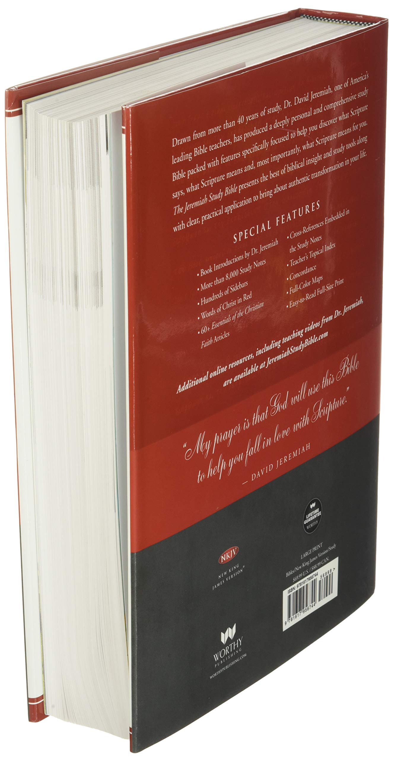 The Jeremiah Study Bible, NKJV Large Print Edition: What It Says. What It Means. What It Means For You.