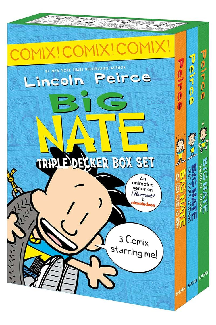 Big Nate: Triple Decker Box Set: Big Nate: What Could Possibly Go Wrong? and Big Nate: Here Goes Nothing, and Big Nate: Genius Mode